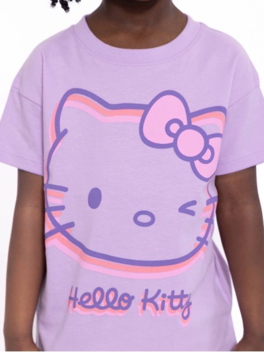 6️⃣ Hello Kitty Lilac Short Sleeve Tee NWT 2T
